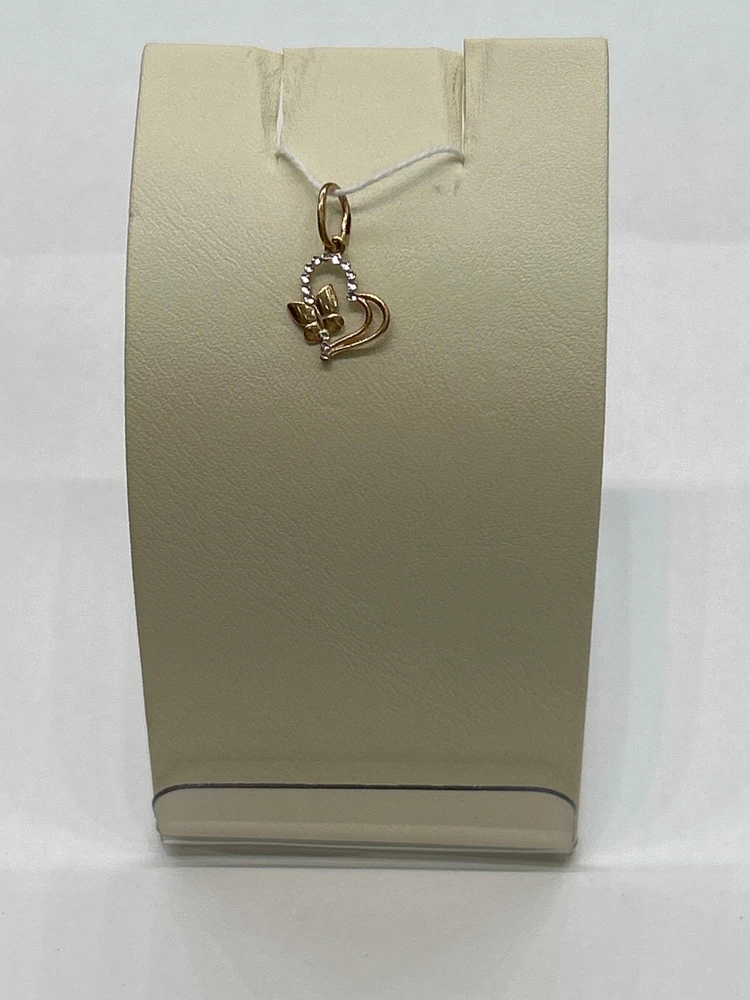 Подвес из красного золота 585 пробы