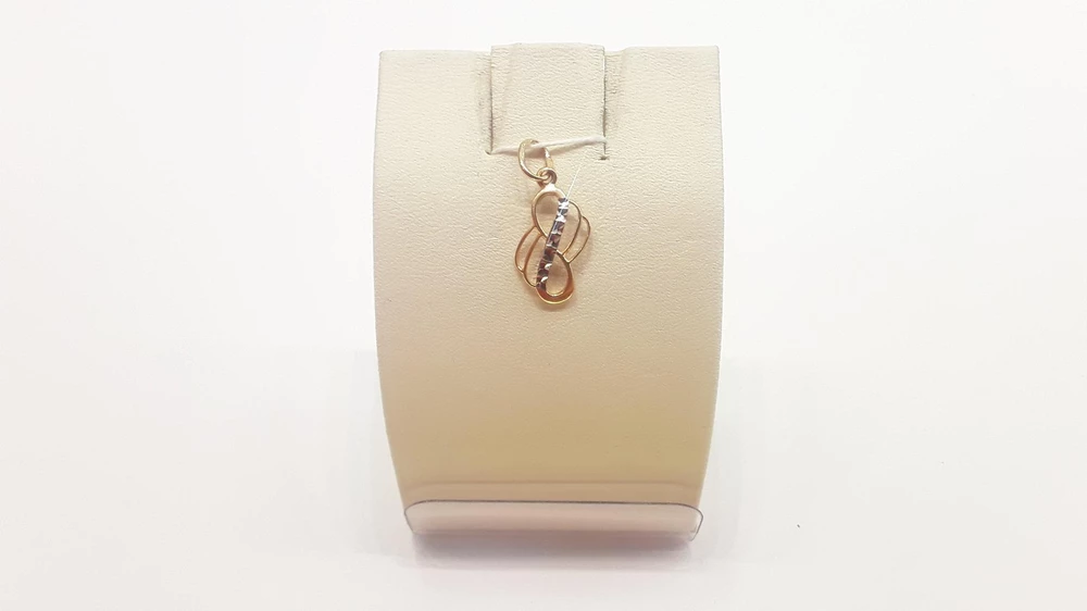 Подвес из красного золота 585 пробы