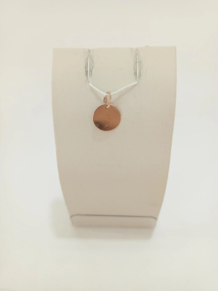 Подвес из красного золота 585 пробы