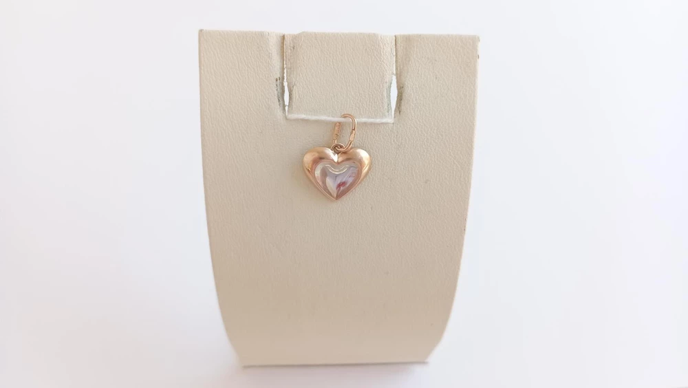 Подвес из красного золота 585 пробы