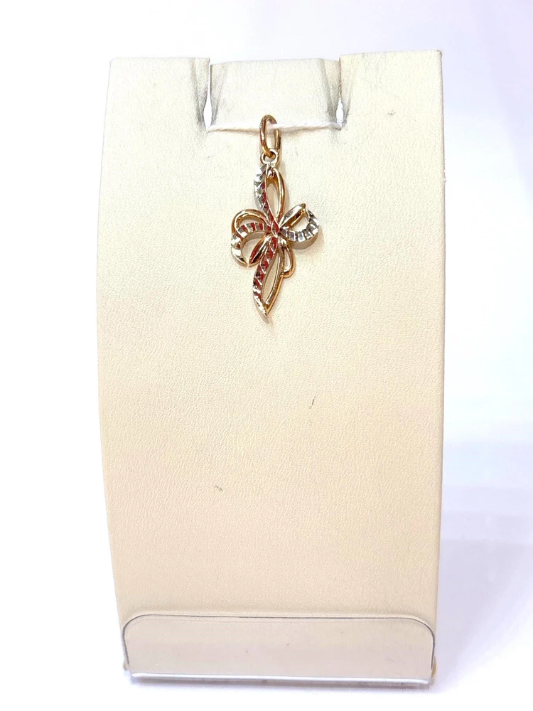 Подвес из красного золота 585 пробы