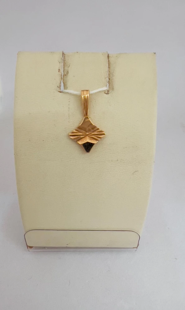 Подвес из красного золота 585 пробы