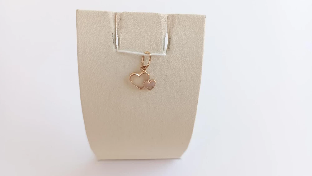 Подвес из красного золота 585 пробы