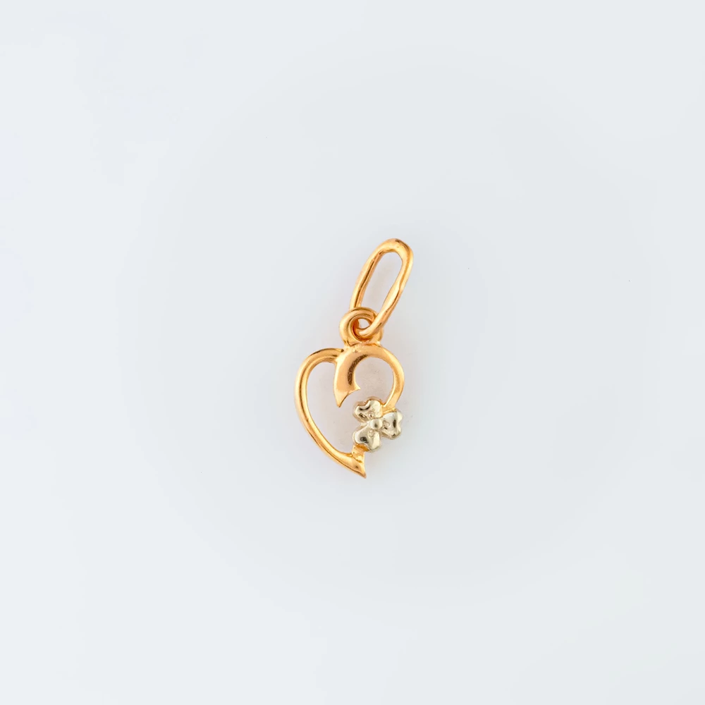 Подвес из красного золота 585 пробы