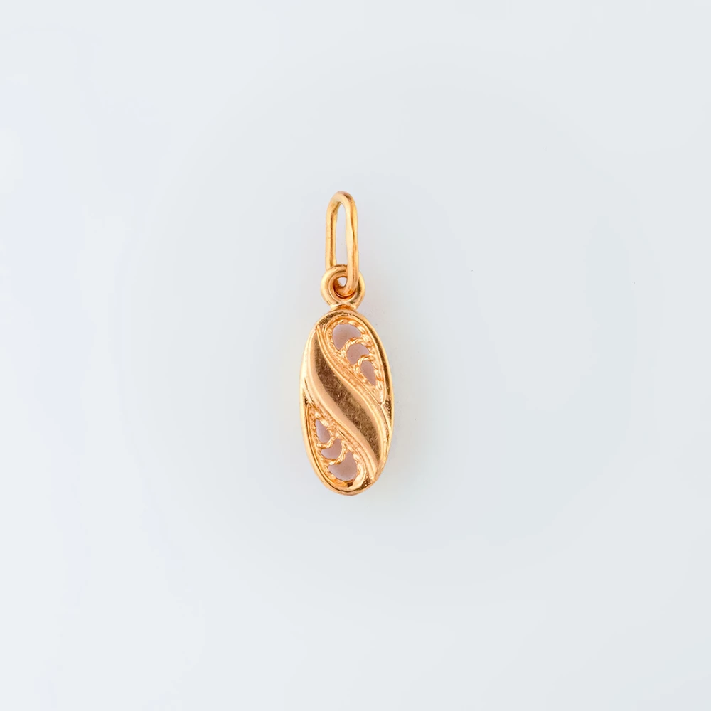 Подвес из красного золота 583 пробы