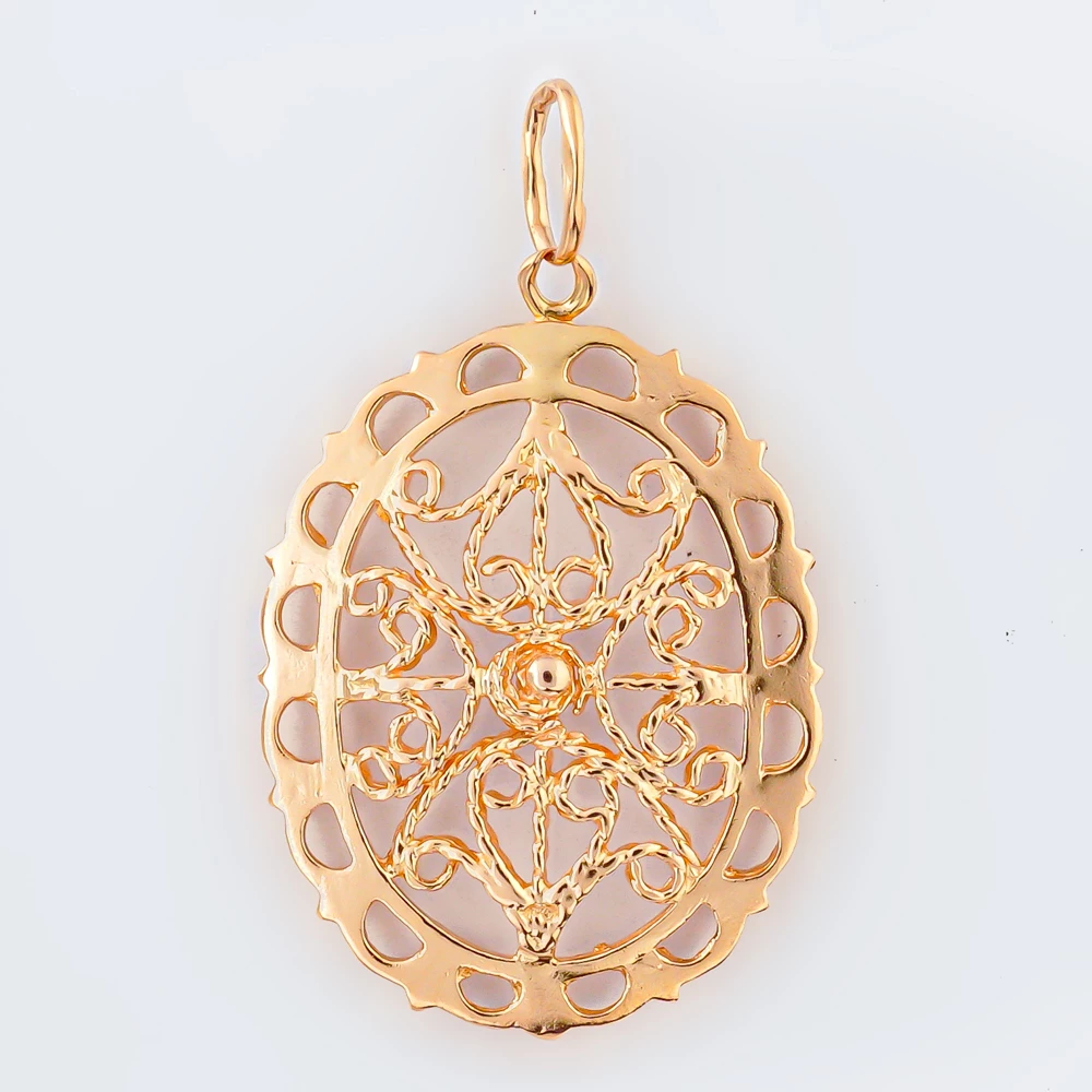 Подвес из красного золота 583 пробы