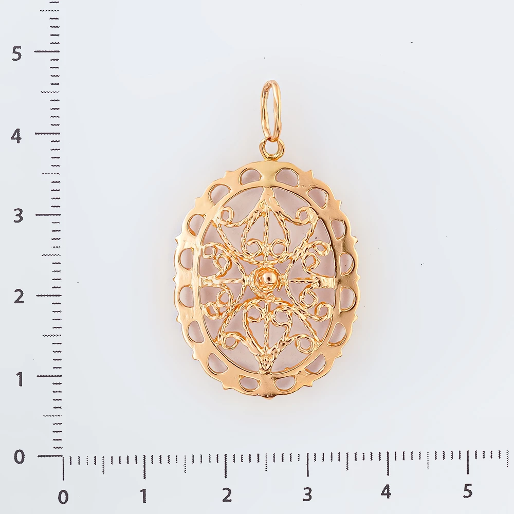 Подвес из красного золота 583 пробы