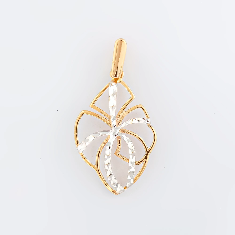 Подвес из красного золота 585 пробы