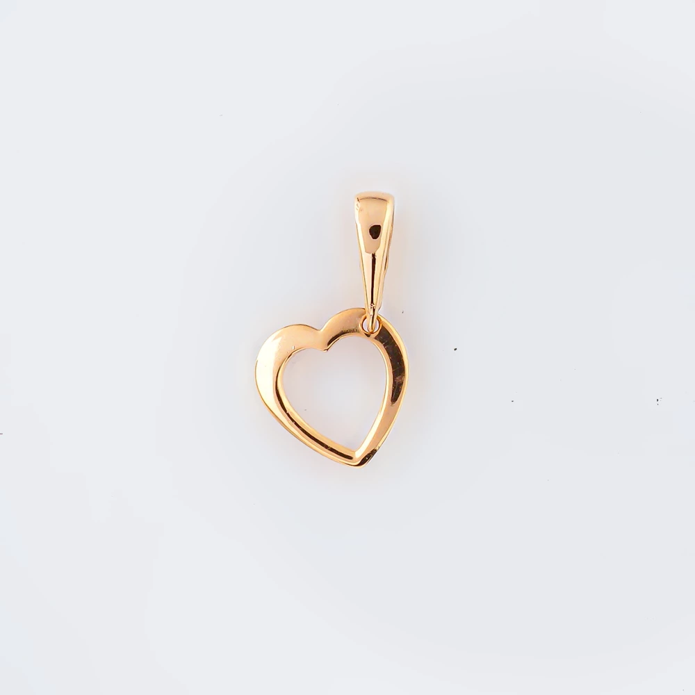 Подвес из красного золота 585 пробы