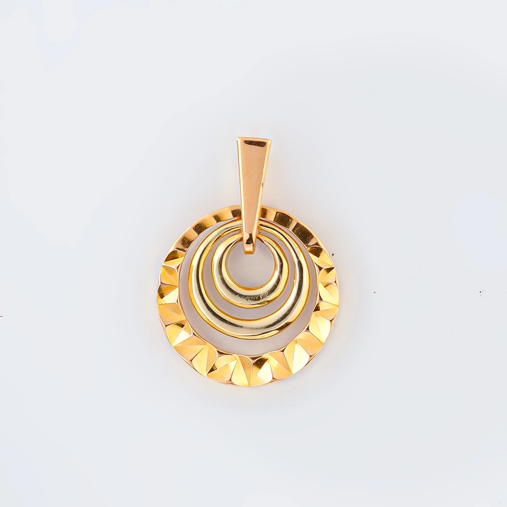 Подвес из красного золота 585 пробы