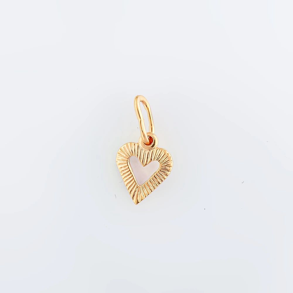 Подвес из красного золота 585 пробы