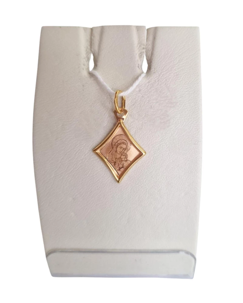 Подвес из желтого золота 585 пробы