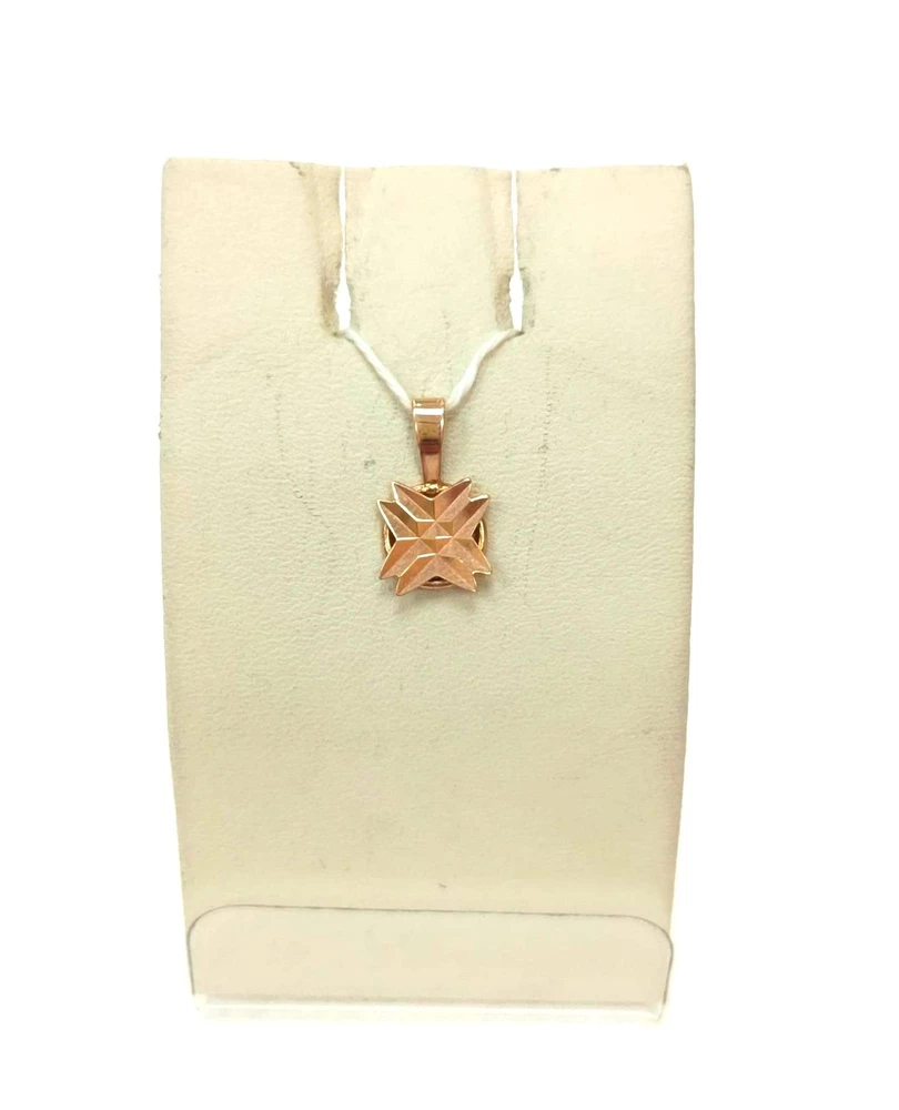 Подвес из красного золота 585 пробы