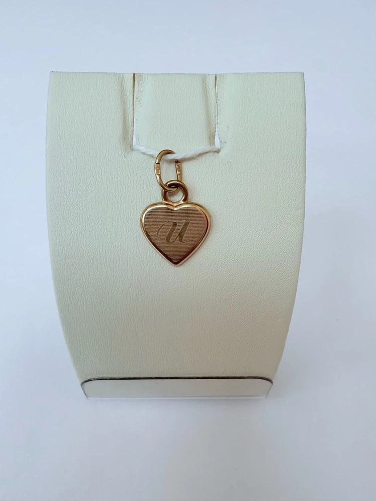 Подвес из красного золота 585 пробы