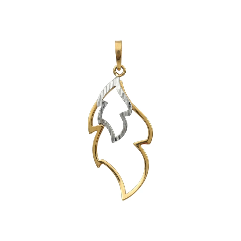 Подвес из красного золота 585 пробы