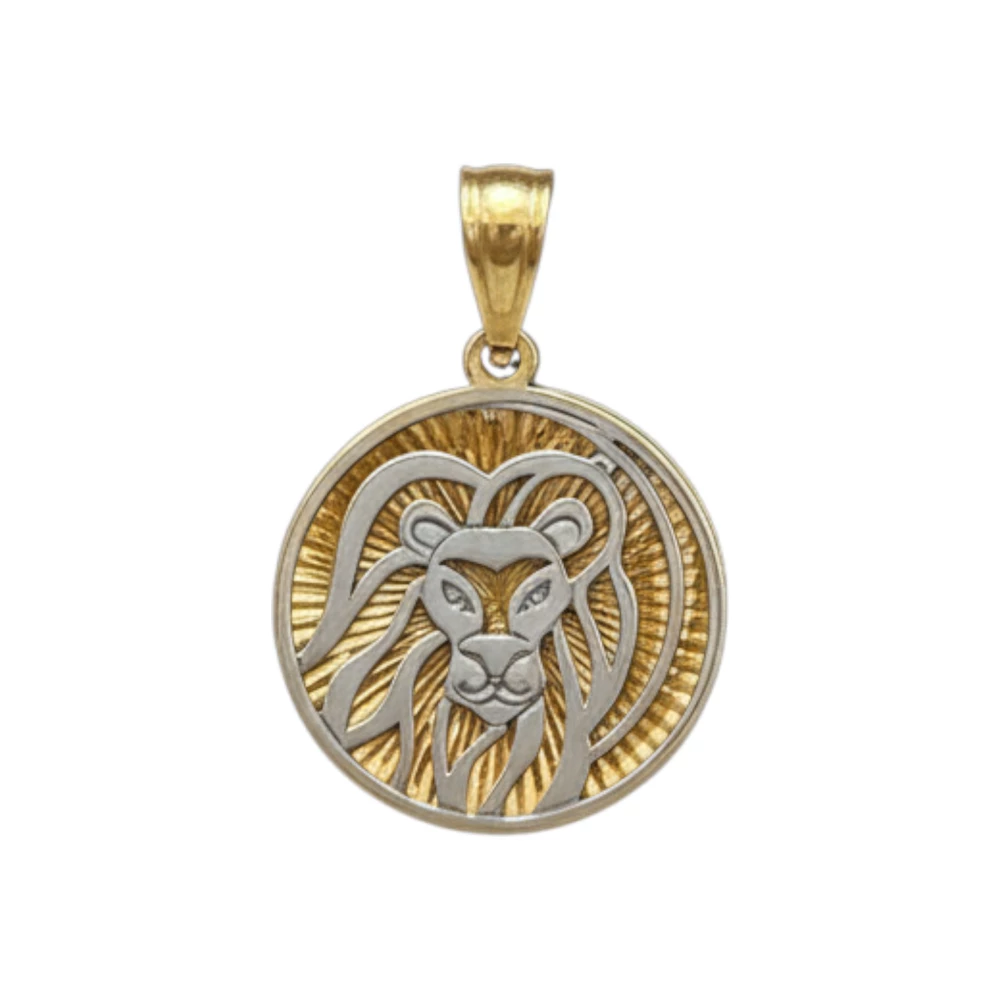 Подвес из красного золота 585 пробы