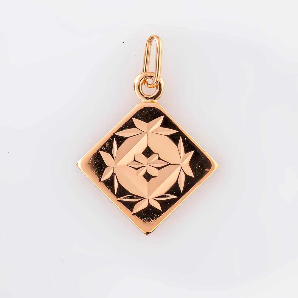 Подвес из красного золота 583 пробы