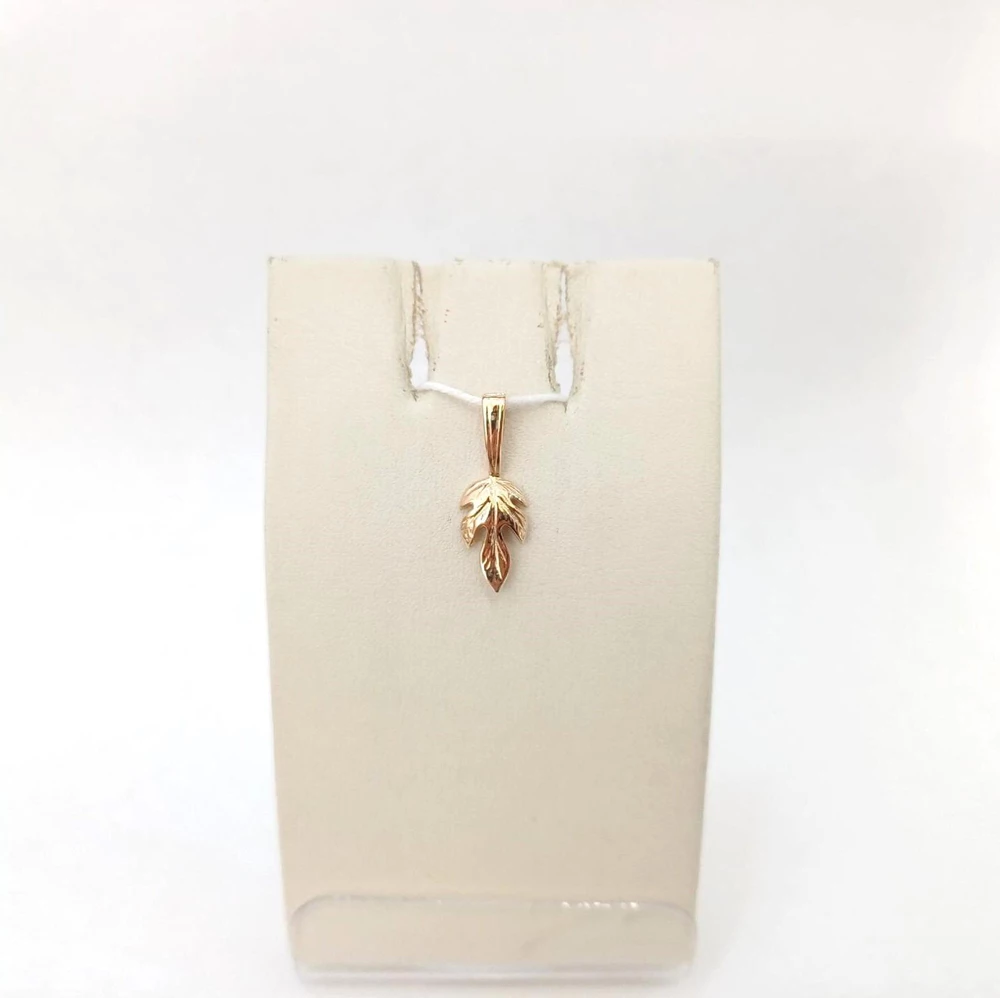 Подвес из красного золота 585 пробы