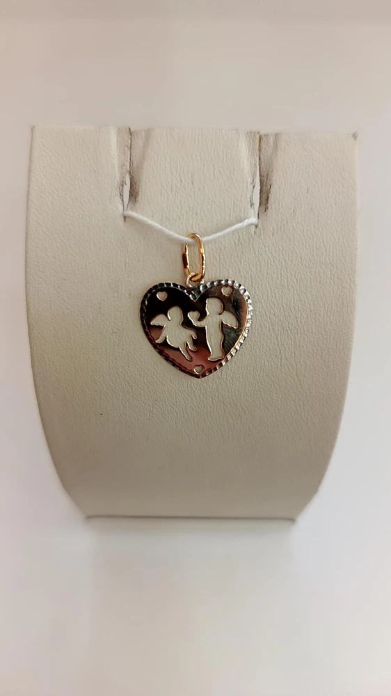 Подвес из красного золота 585 пробы