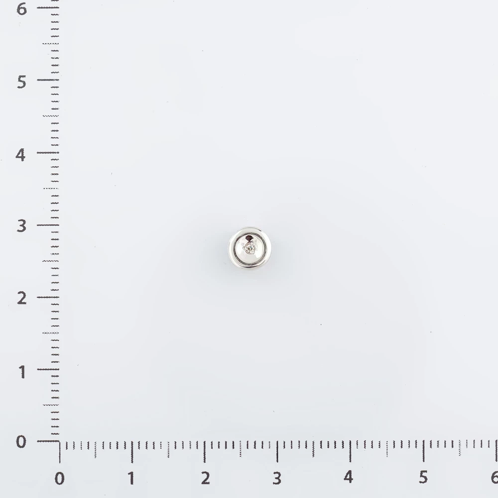 Подвес с бриллиантом из белого золота 585 пробы