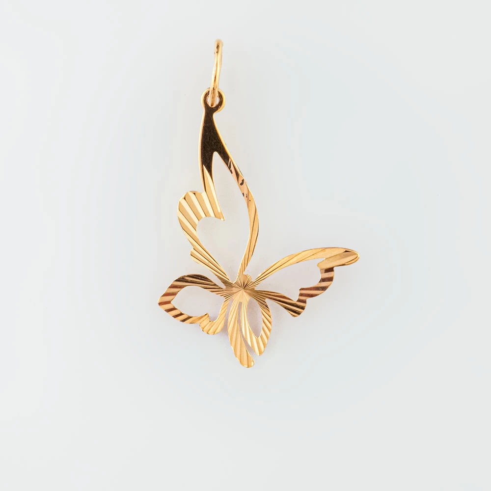 Подвес из красного золота 585 пробы