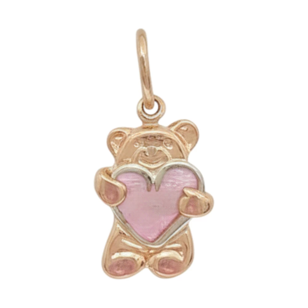 Подвес из красного золота 585 пробы