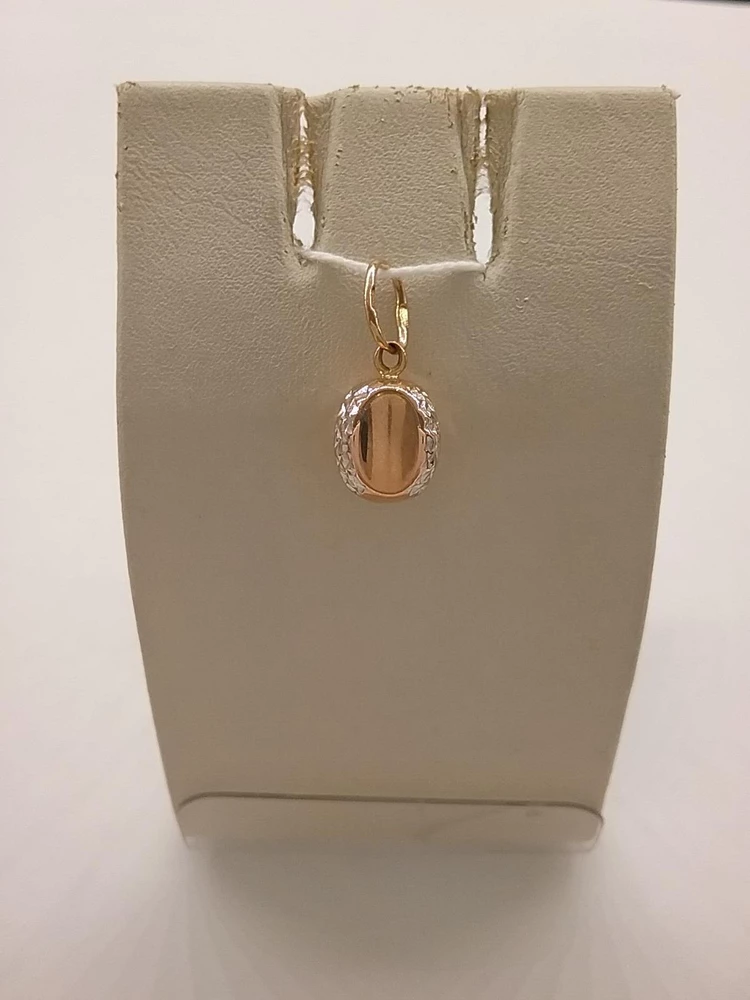 Подвес из красного золота 585 пробы