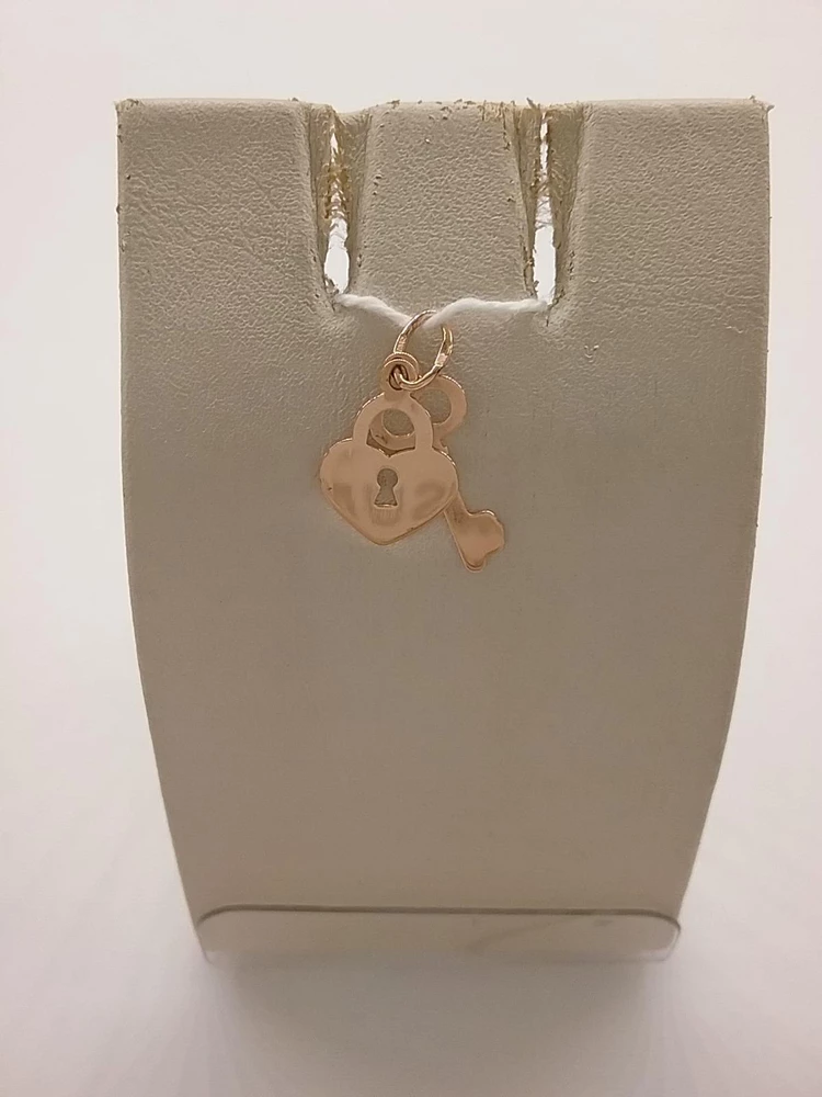 Подвес из красного золота 585 пробы