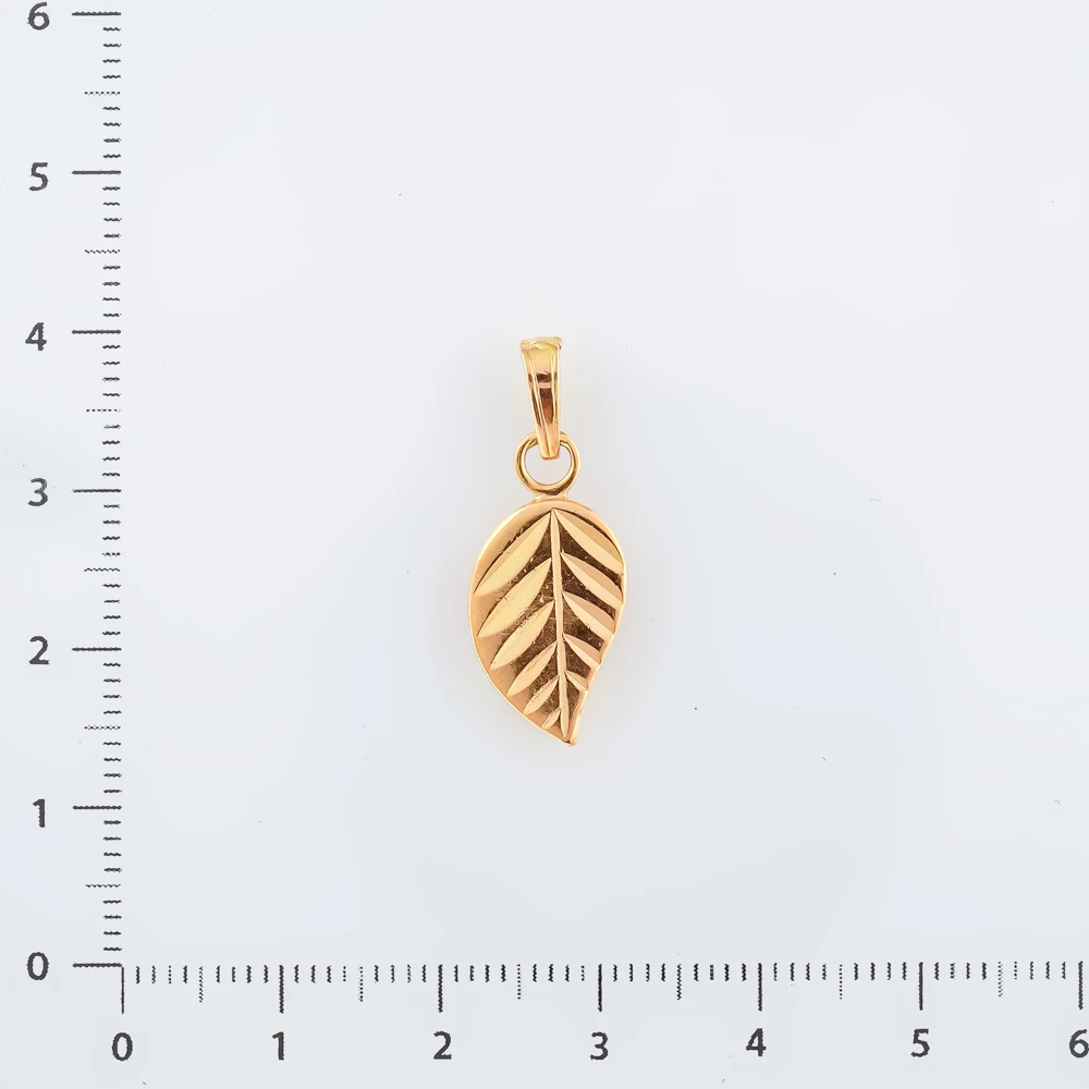 Подвес из красного золота 583 пробы