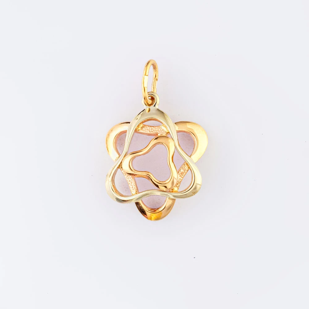 Подвес из красного золота 585 пробы