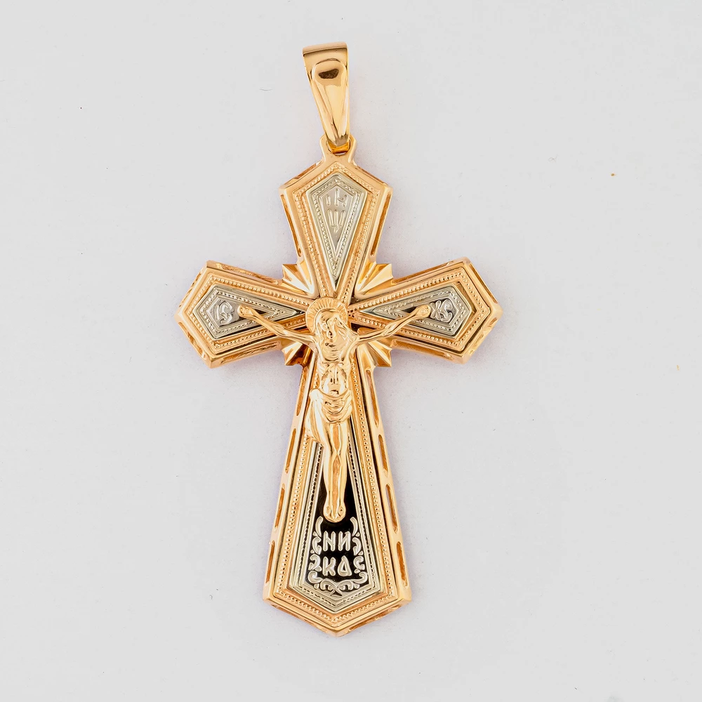 Подвес из красного золота 585 пробы 1