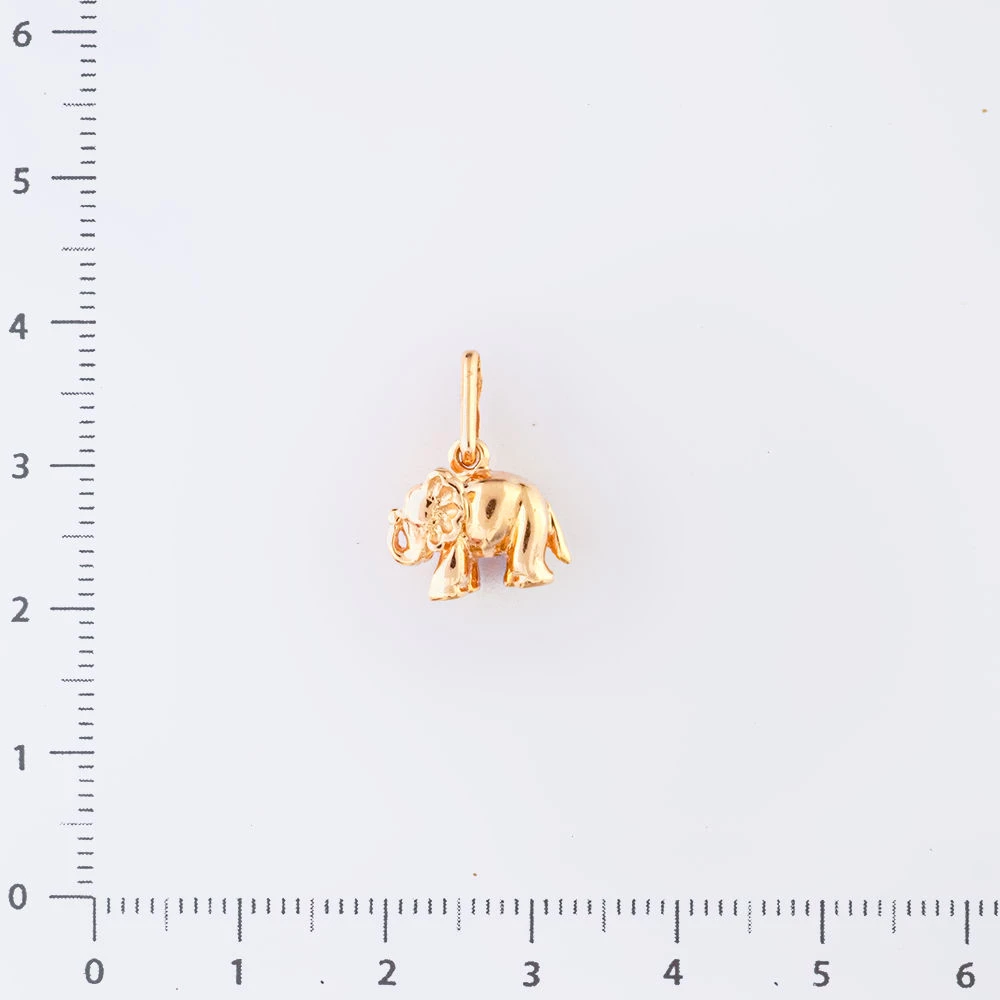 Подвес из красного золота 583 пробы