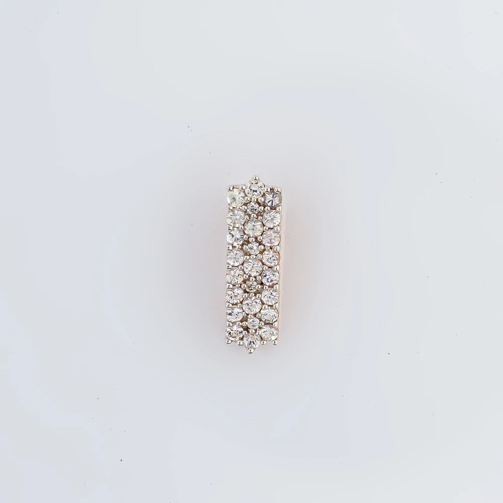 Подвес с бриллиантом из красного золота 585 пробы