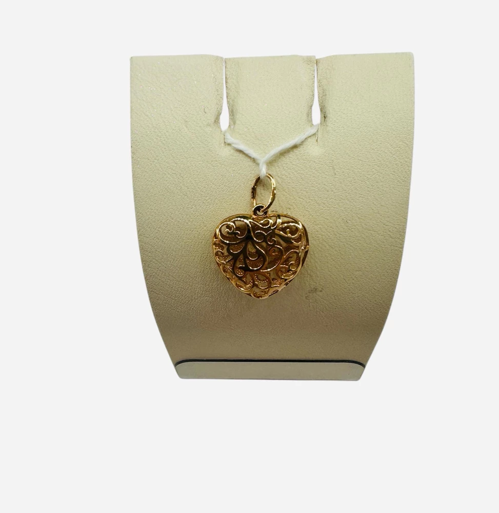 Подвес из красного золота 375 пробы