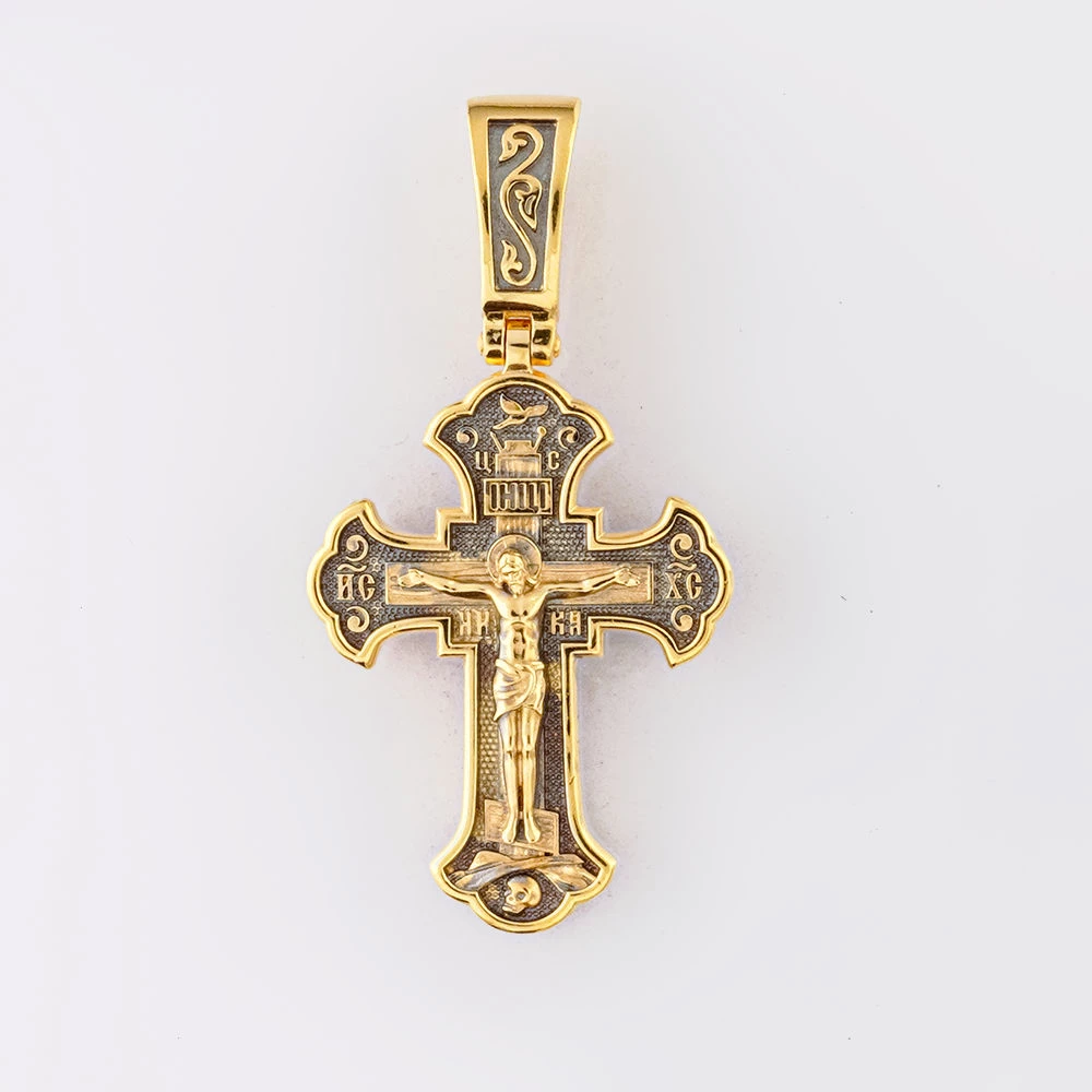 Подвес из желтого золота 585 пробы