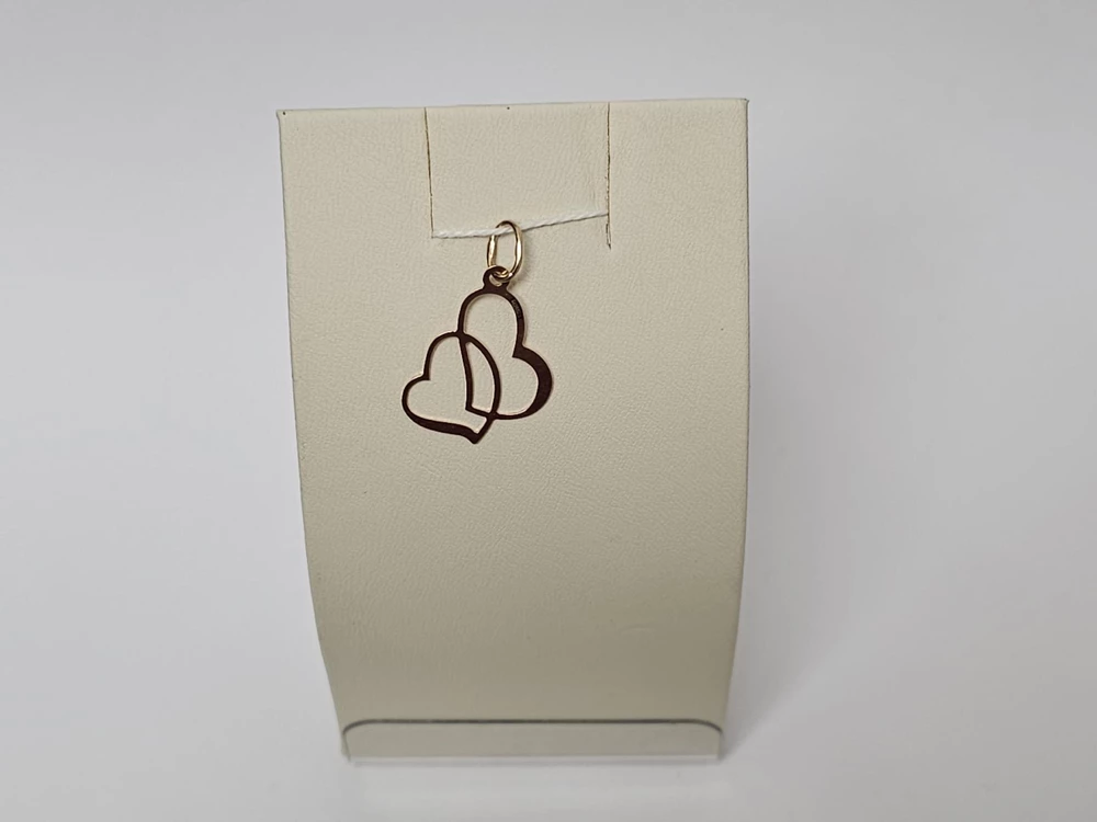 Подвес из красного золота 585 пробы