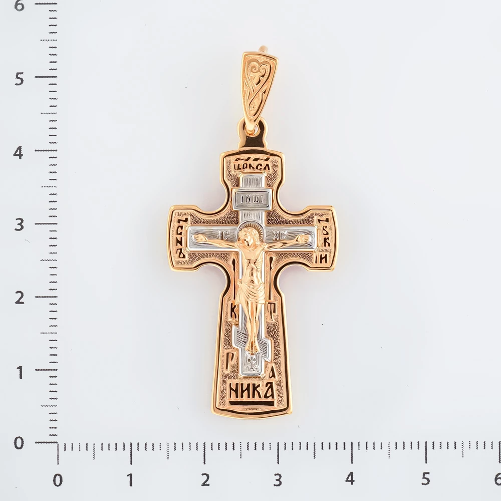 Подвес из красного золота 585 пробы