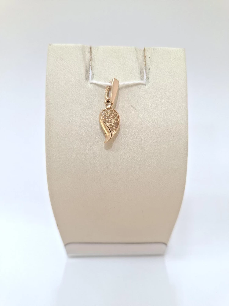 Подвес из красного золота 583 пробы