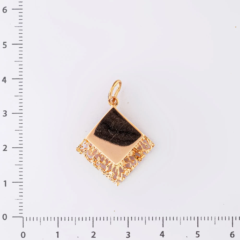 Подвес из красного золота 583 пробы