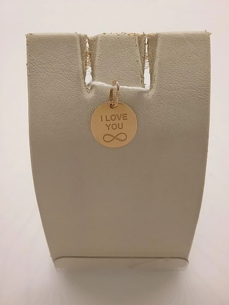 Подвес из красного золота 585 пробы