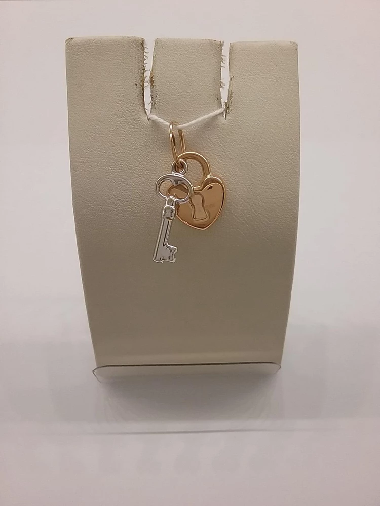 Подвес из красного золота 585 пробы