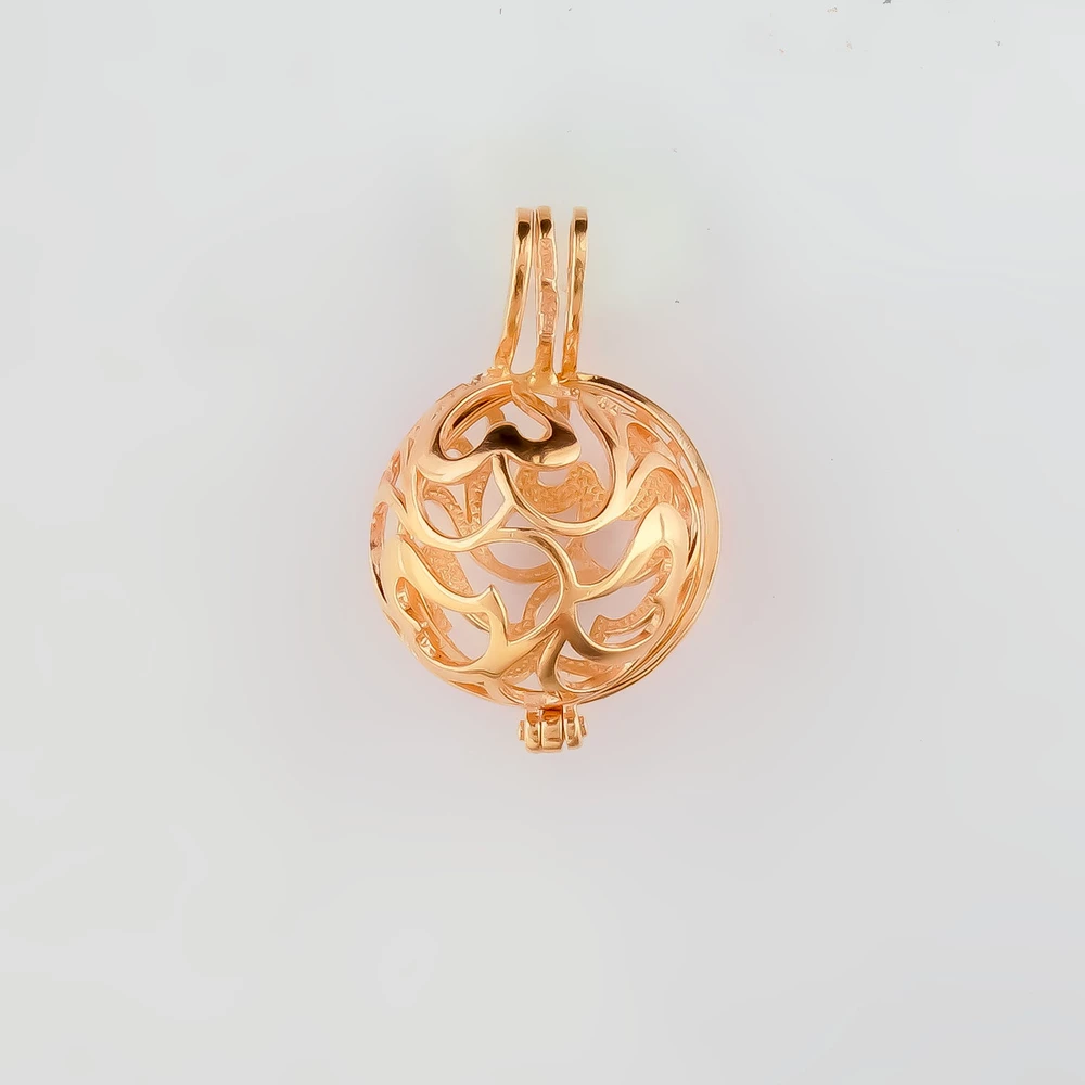 Подвес из красного золота 585 пробы