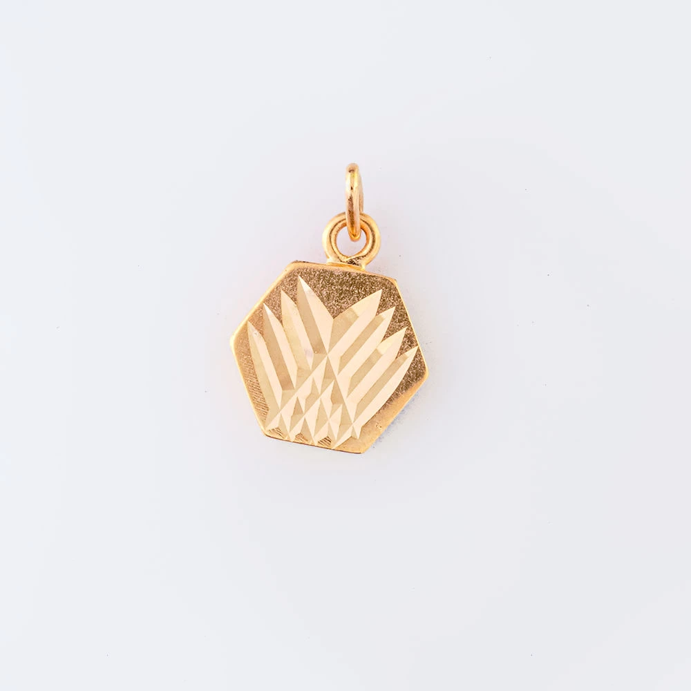 Подвес из красного золота 583 пробы