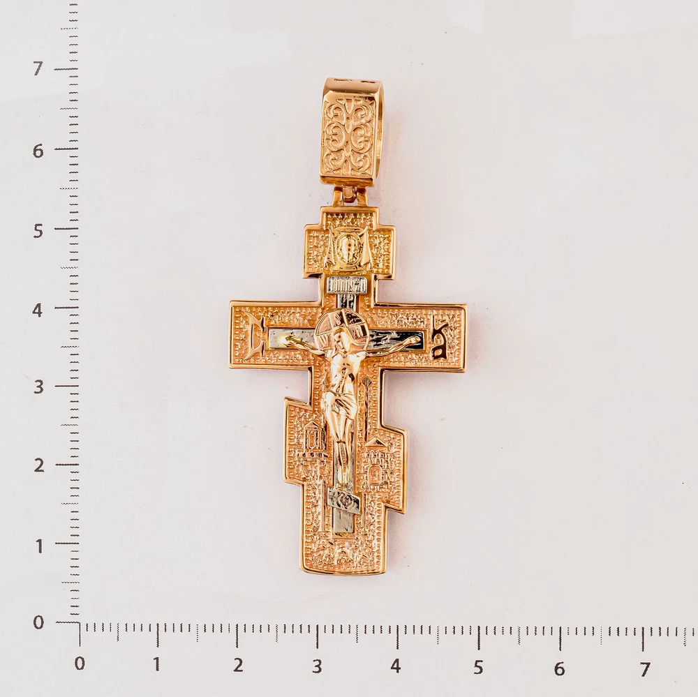 Подвес из красного золота 585 пробы