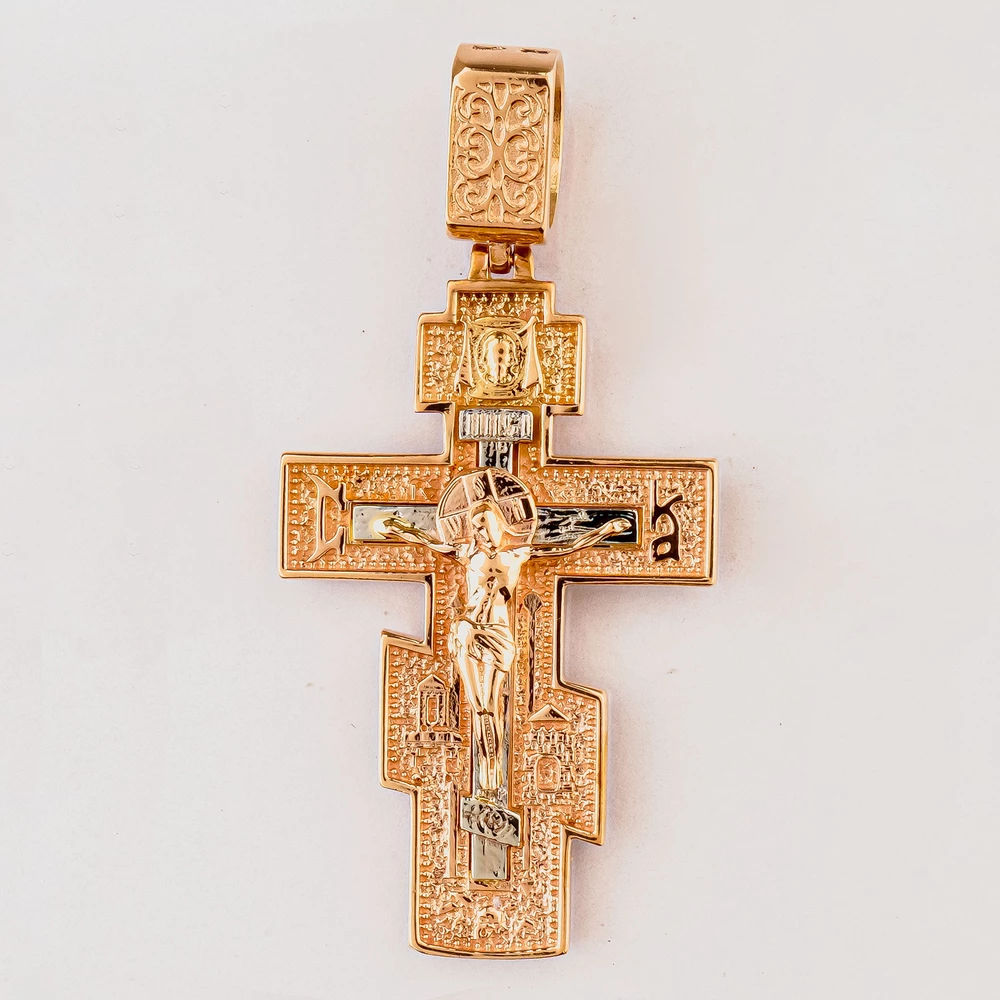 Подвес из красного золота 585 пробы