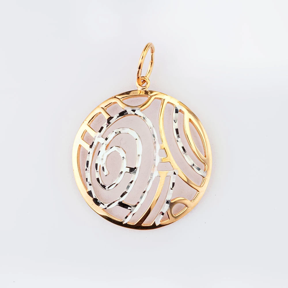 Подвес из красного золота 585 пробы