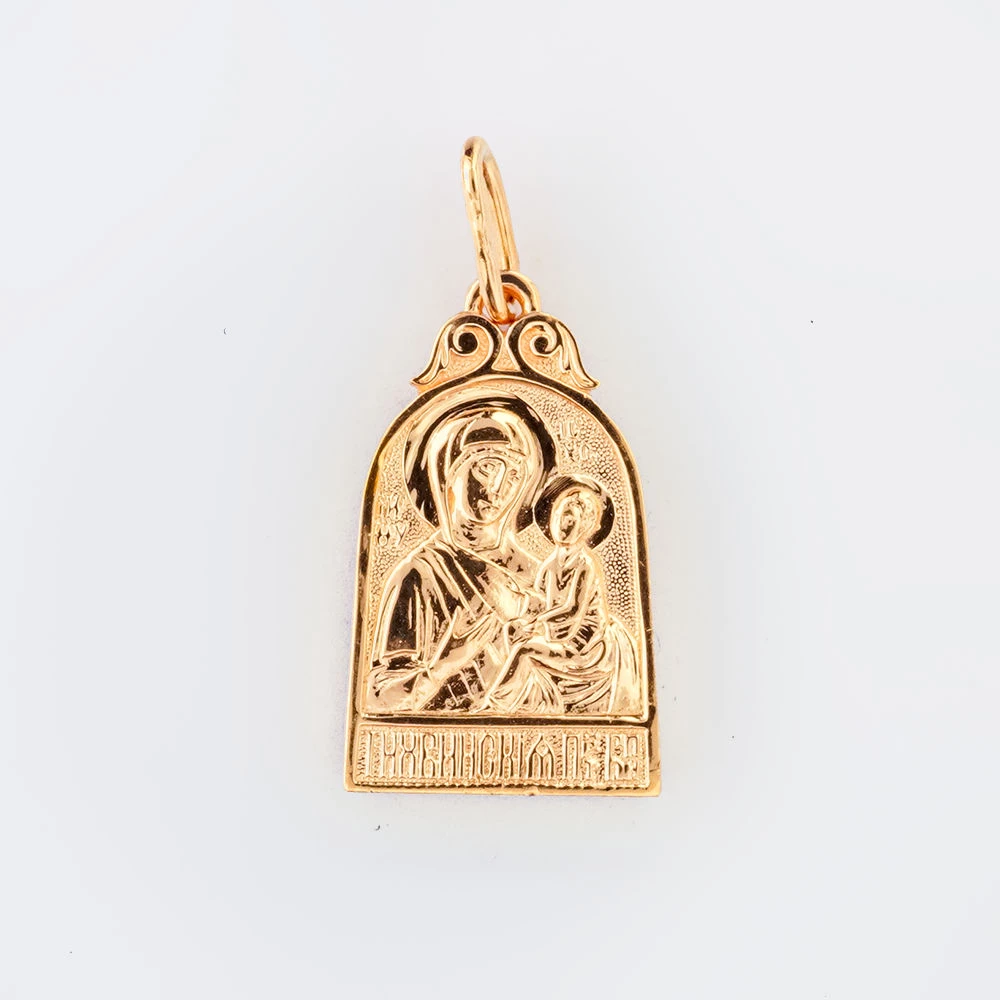 Подвес из красного золота 585 пробы