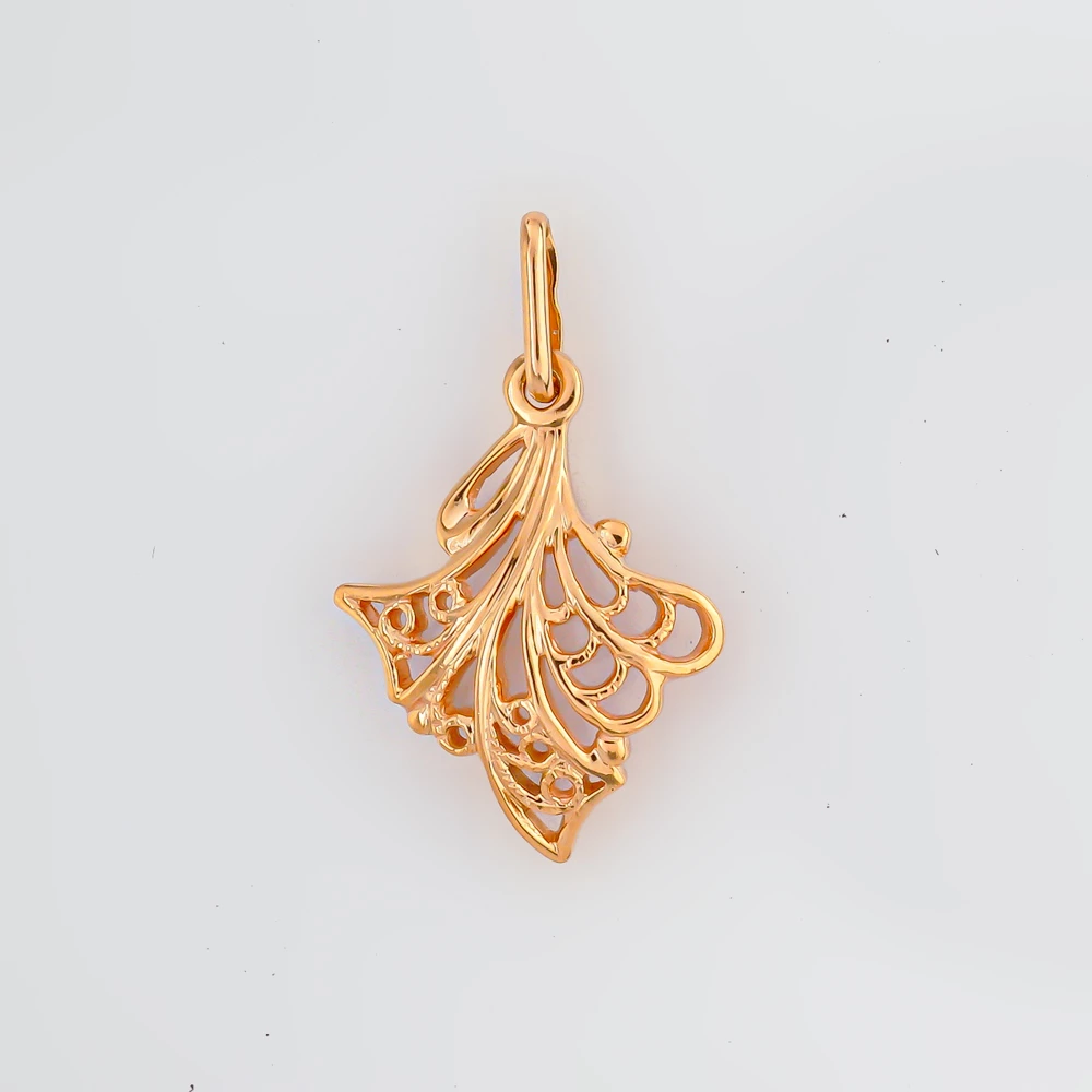 Подвес из красного золота 585 пробы