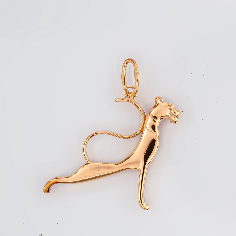 Подвес из красного золота 585 пробы