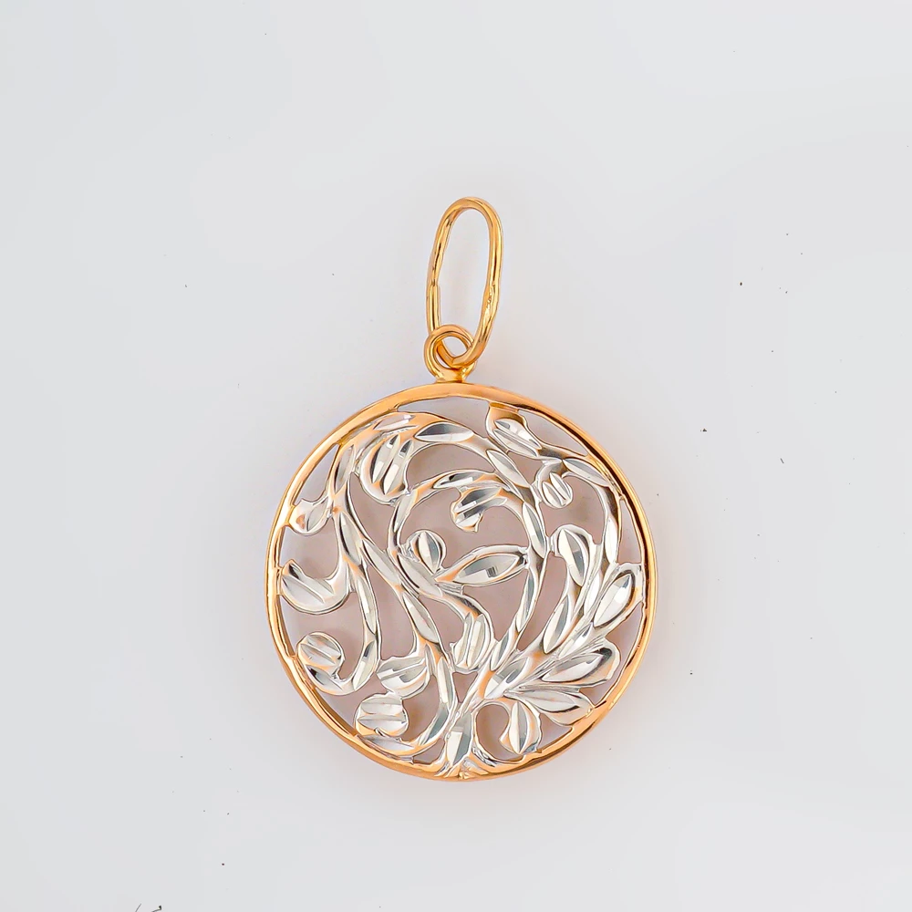 Подвес из красного золота 585 пробы